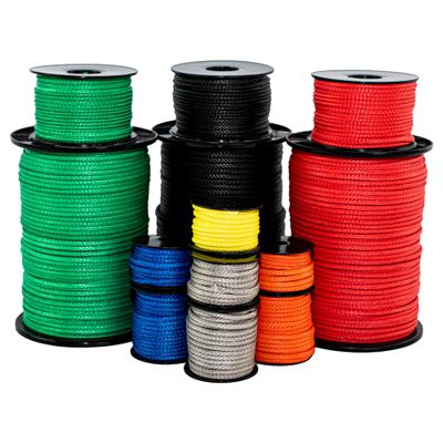 SGT KNOTS Hollow Braid HMPE Rope for Arborists, Boating, Camping, Crafting, Cord, Indoor and Outdoor, Lifting Slings and More (3/16", 100ft, Green)