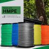 SGT KNOTS Hollow Braid HMPE Rope for Arborists, Boating, Camping, Crafting, Cord, Indoor and Outdoor, Lifting Slings and More (3/16", 100ft, Green) view 3