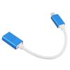 Micro USB to USB, Micro USB 2.0 OTG Cable 1 Pack On The Go Adapter Micro USB Male to USB Female for Mobile Phones Tablet PCs Digital Cameras and Other Micro-Interface Devices (Blue) view 2