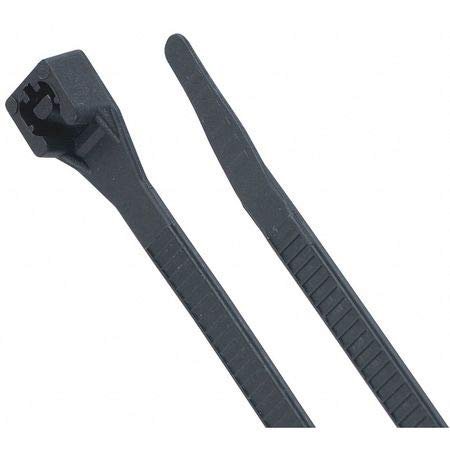 15" L Heavy Duty Cable Tie 120 lb Black PK 10, Min. Qty 5 (4 Pieces)