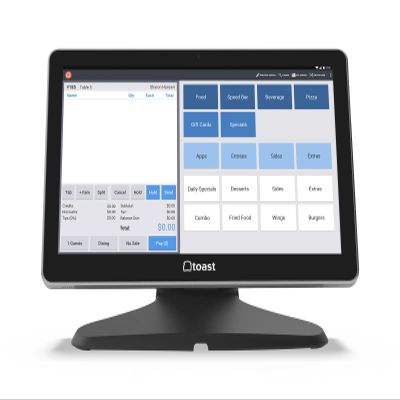 Anti-Glare 14" POS Touch Screen Protector for TOAST POS (cut size is 13.0" X 8.0" with rounded corners). Includes protector for 8" customer display (cut size is 7.5" X 5.0")