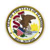 Seal of Illinois view 3