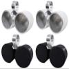 Rockville DMAC80S Bundle: (2) Dual 7.7-in Polished Silver Aluminum Wakeboard Tower Speaker Pods, (2) RWBC80 Neoprene Covers for 8-in Marine Speakers, 4-Items view 1