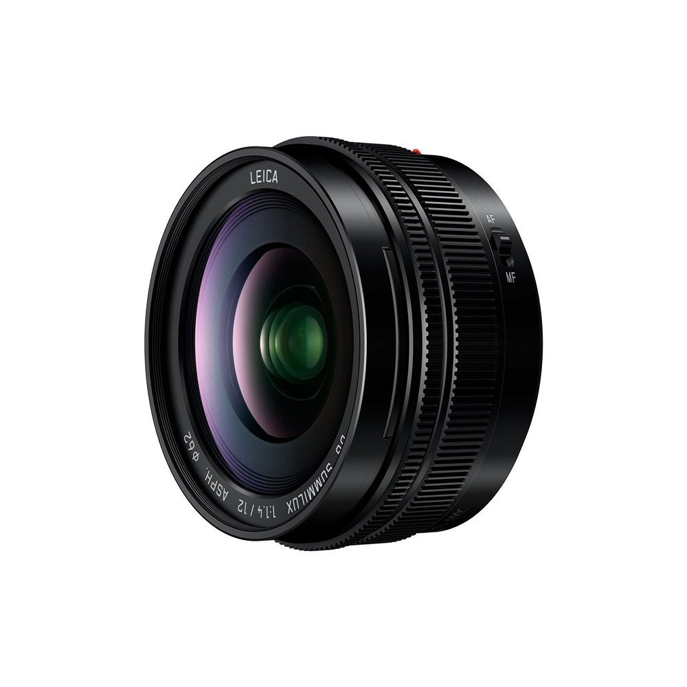 Panasonic LUMIX G LEICA DG SUMMILUX Lens, 12mm, F1.4 ASPH, Wide Angle, Professional Mirrorless Micro Four Thirds, H-X012 (Renewed)