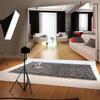 Leyiyi 8x6ft Photography Background Chic Living Room Background Business Hotel Caffee Modern Office Interior Design Sofas Wooden Floor French Windows Curtain Photo Potrait Vinyl Studio Video Prop view 3