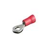 10 PACK 1000 PCS RED #8 18/22 GAUGE INSULATED HEATSHRINK RING TERMINAL view 1