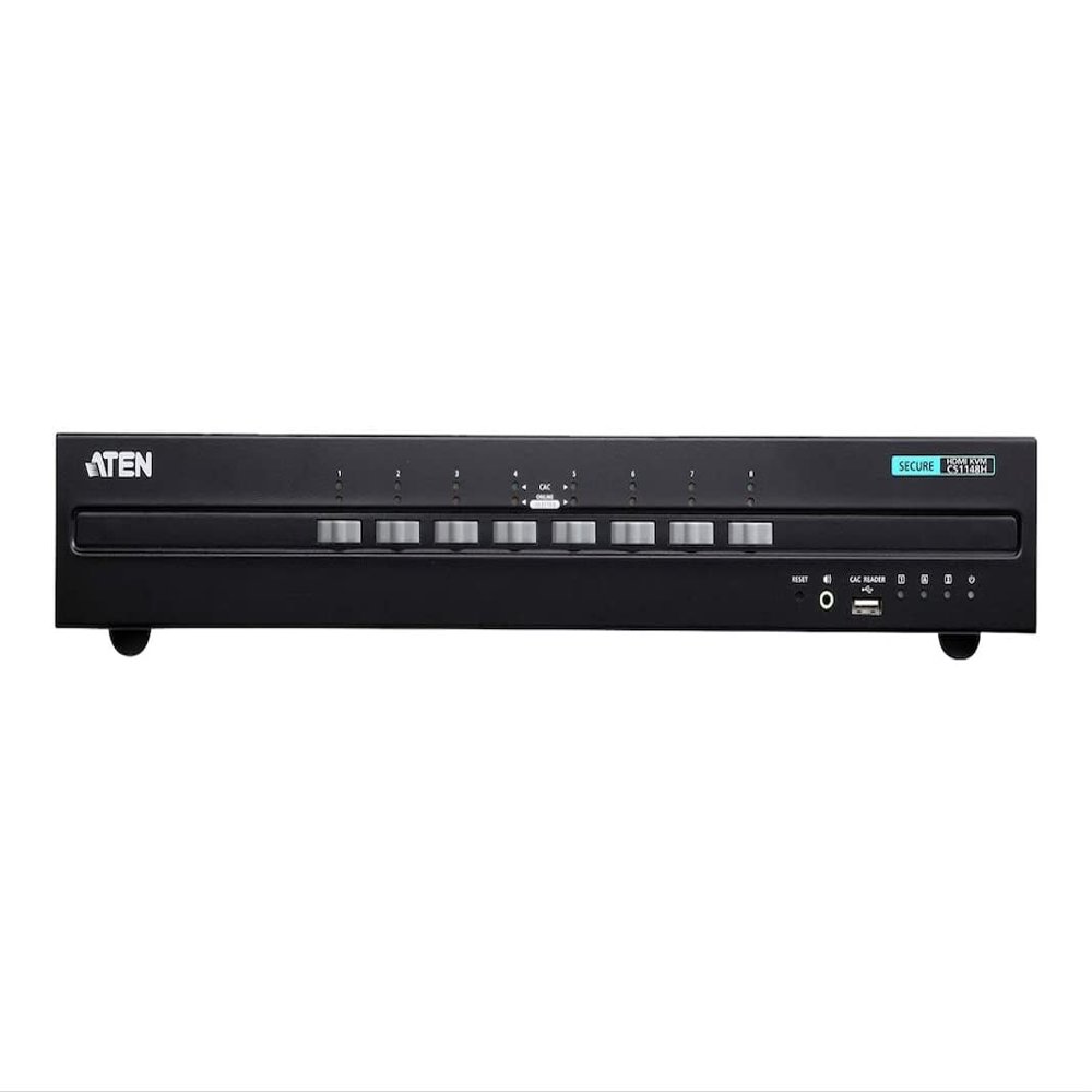 ATEN Technology CS1148H Aten 8-Port USB HDMI Dual Display Secure KVM Switch (PSS PP v3.0 Compliant)