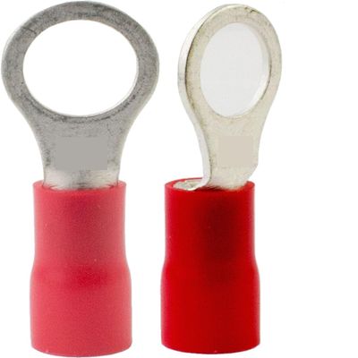 1 Pack 100 PCS RED #10 18/22 Gauge Insulated HEATSHRINK Ring Terminal