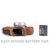 MegaGear Ever Ready Genuine Leather Camera Case Compatible with Fujifilm X100F, Brown (MG1482) view 4