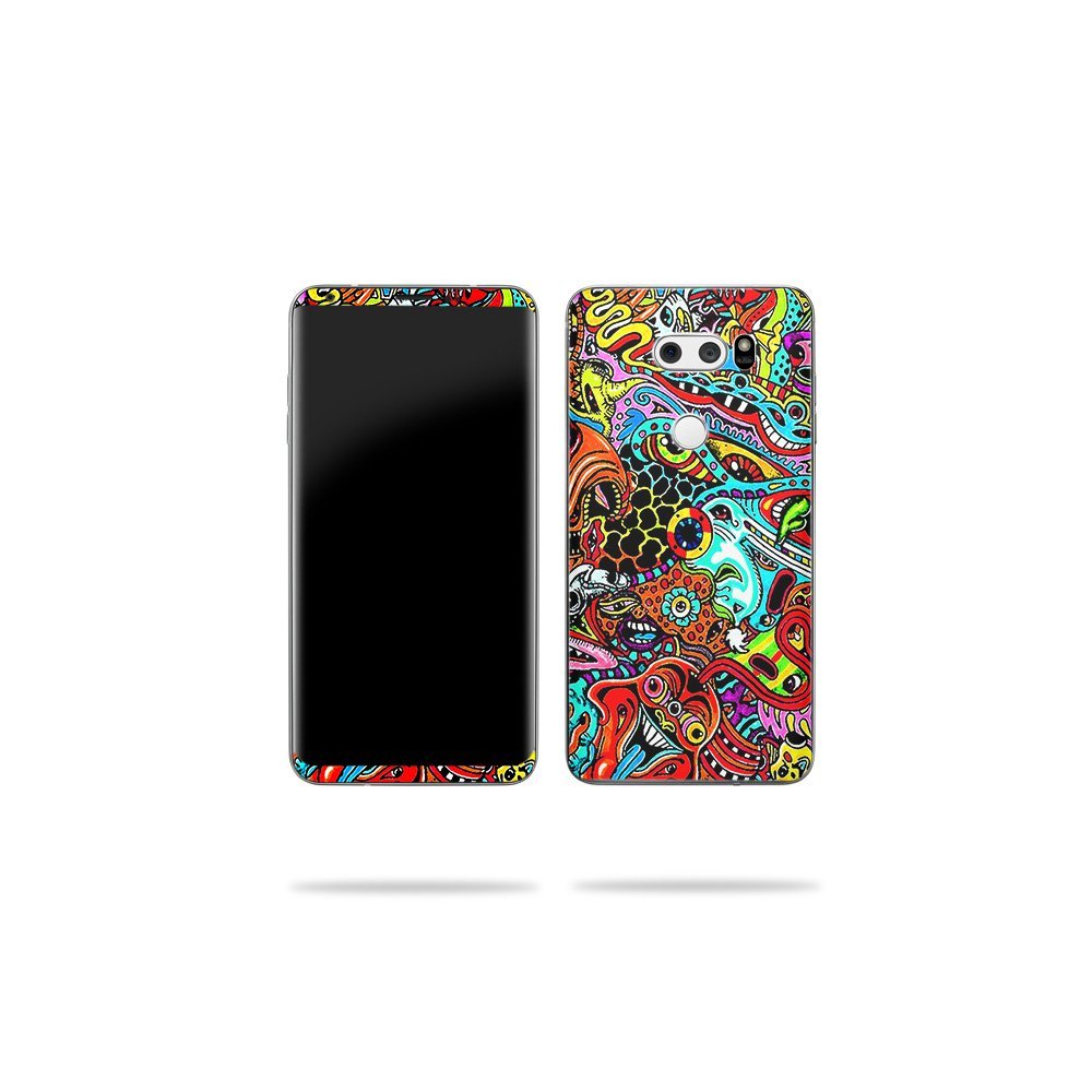MightySkins Skin Compatible with LG V30 - Acid Trippy | Protective, Durable, and Unique Vinyl Decal wrap Cover | Easy to Apply, Remove, and Change Styles | Made in The USA