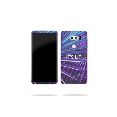 MightySkins Skin Compatible with LG V30 - Its Lit | Protective, Durable, and Unique Vinyl Decal wrap Cover | Easy to Apply, Remove, and Change Styles | Made in The USA