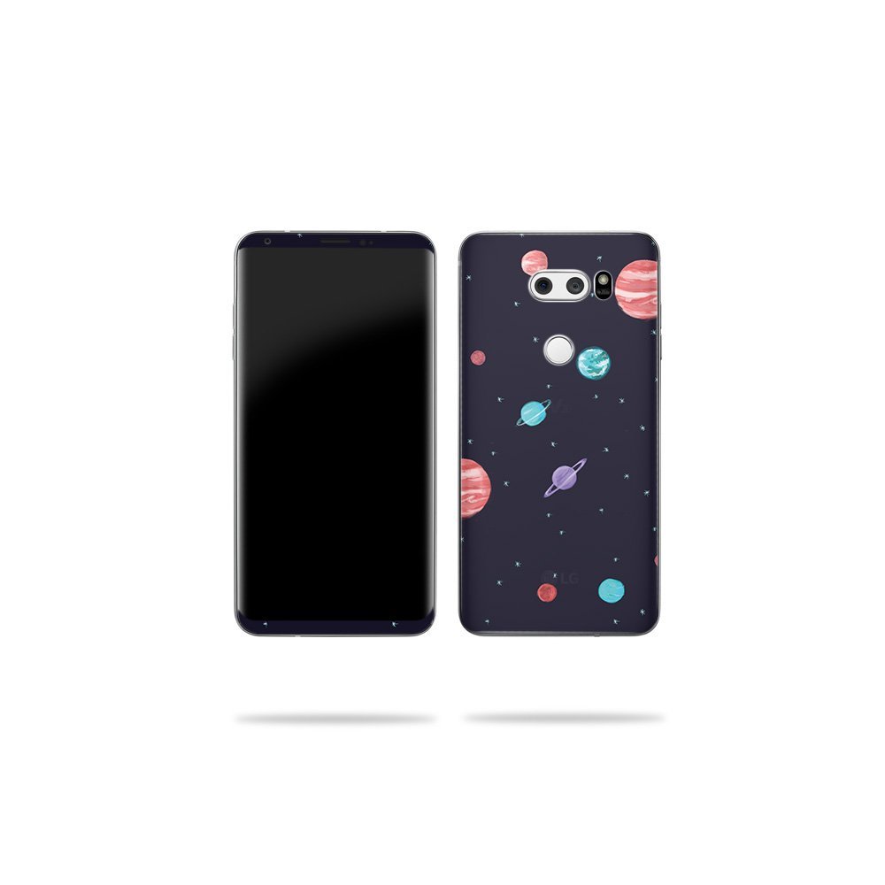 MightySkins Skin Compatible with LG V30 - Bright Night Sky | Protective, Durable, and Unique Vinyl Decal wrap Cover | Easy to Apply, Remove, and Change Styles | Made in The USA