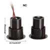 uxcell N.C. Recessed Wired Security Window Door Contact Sensor Alarm Magnetic Reed Switch Brown RC-36 view 2