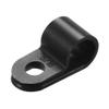 uxcell 200Pcs Nylon R-Type Cable Clamp Organizer 7.9mm Black CC-1.5 view 1