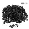 uxcell 200Pcs Nylon R-Type Cable Clamp Organizer 7.9mm Black CC-1.5 view 2