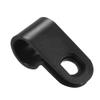uxcell 200Pcs Nylon R-Type Cable Clamp Organizer 7.9mm Black CC-1.5 view 4