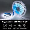 iNextStation SMD2835 16.4FT 6000K 12V White LED Strip Lights Without Plug view 2