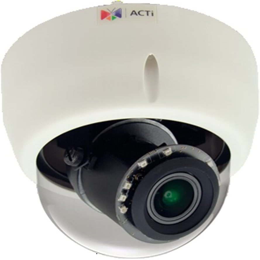 ACTi E618 3MP, Indoor Zoom Dome, Day/Night, Superior WDR, 4.3X Optical (Pack of 62)