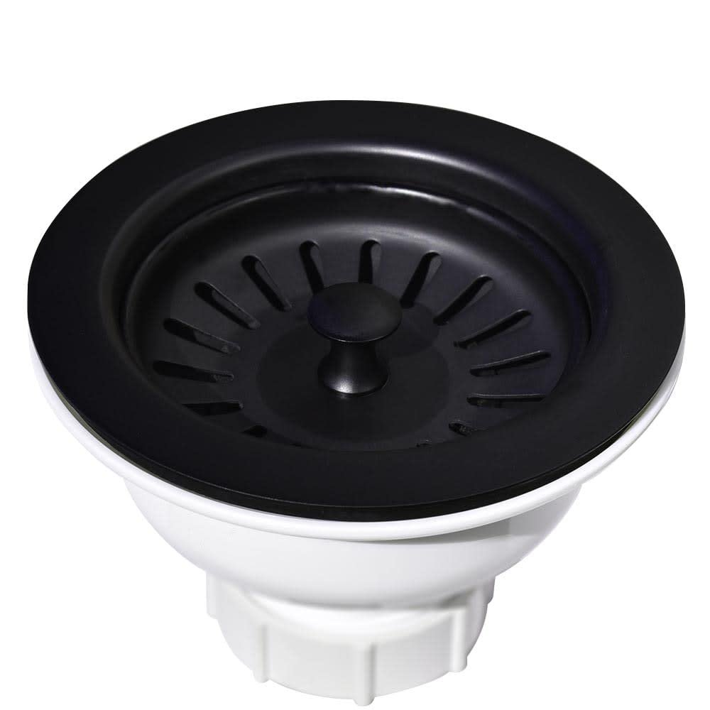 Native Trails DR320-MB 3.5" Basket Strainer, Matte Black