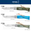 Opinel Colorama No.06 Folding Pocket Knife, Painted Wood Handles, Leather Lanyard (Sage) view 4