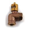 Blue Flame Bvl2l Angled Gas Valve, Brass view 1