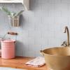 Merola Tile Antic Craquelle Gris Oscuro 3" x 6" Ceramic Subway Wall Tile (32 Tiles/4.51 sqft.) view 2