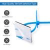 10Gtek Self Adhesive Cable Tie Mounts - 3M Strongly Adhesive-Backed Zip Tie Base Holders for Home, Office Cable Wire Management(21mm x 21mm, White, 100pack) view 3