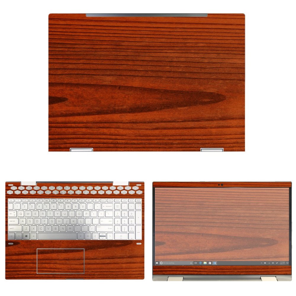 Decalrus - Protective Decal Wood Skin Sticker for HP Envy X360 15M-CN0011DX (15.6" Screen) case Cover wrap HPenvyX360_15M-51