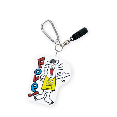 WINWIN Style Caddy Bear/Fore! Putter Catcher Rubber Type PC-124 Unisex PC-124 White Uses: Putter Catcher & Name Tag
