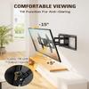 Mounting Dream Sliding TV Wall Mount for 42-86" TVs, Full Motion Articulating Dual Arms, Easy TV Centering, Max VESA 600x400mm, 132 lbs, MD2198 view 3