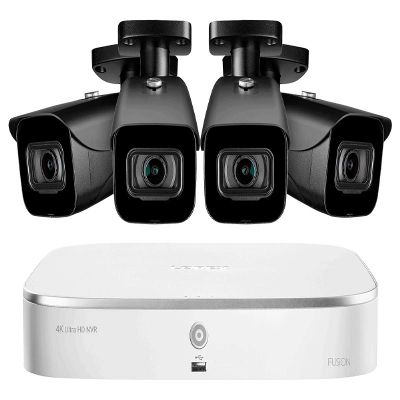 8-Channel Fusion NVR System with 4K (8MP) IP Cameras 4 / Black