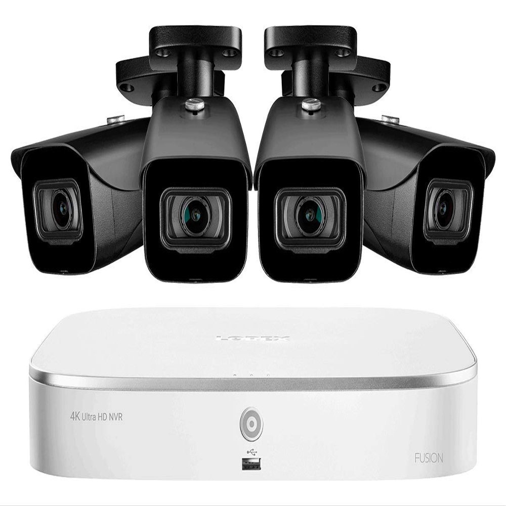 8-Channel Fusion NVR System with 4K (8MP) IP Cameras 4 / Black
