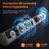 100Watt 40 Inch Soundbar, BESTISAN Sound Bar Wireless and Wired Audio Bluetooth 5.0 TV Speakers with HDMI-ARC Function (2023 Beef UP Version, DSP Audio, Bass Adjustable, Wall Mountable) view 2