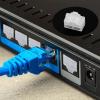 Antrader 24 Pcs Silicone Ethernet Hub Port RJ-45 Anti Dust Cover Cap Protector Plug,White view 4