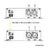 Transwan 2 Ch Balanced XLR Audio Over Fiber Extender with SFP Module, Line-Level XLR Audio to Fiber Converter to 20 Km 1 core SMF, Supports Professional Broadcast Quality Balanced Audio Interfaces view 3