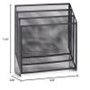 Zeller Newspaper Stand Mesh, Charcoal, 32 x 9 x 29.5 cm view 4