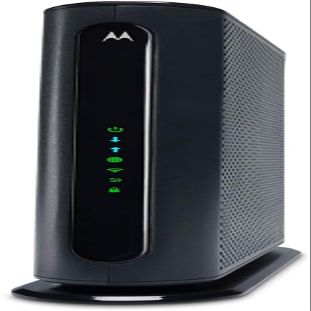 Motorola MG7550 Modem Wi-Fi Router Combo with Power Boost , Approved by Comcast Xfinity, Cox, Charter Spectrum-AC1900 Wi-Fi Speed(16x4 DOCSIS 3.0)-Renewed