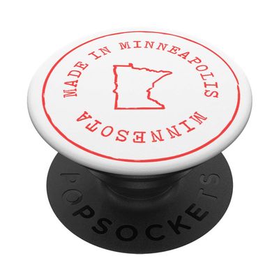 Minnesota Home, Minneapolis, MN, Minnesota Vintage Map PopSockets PopGrip: Swappable Grip for Phones & Tablets