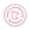 Minnesota Home, Minneapolis, MN, Minnesota Vintage Map PopSockets PopGrip: Swappable Grip for Phones & Tablets view 3