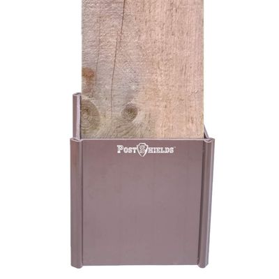 Post Shields Brown 4" x 4" x 4" (Pack of 10)