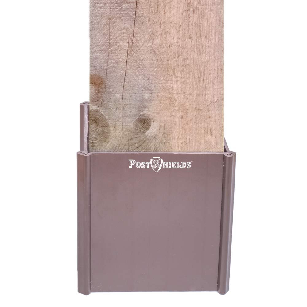 Post Shields Brown 4" x 4" x 4" (Pack of 10)