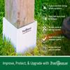 Post Shields Brown 4" x 4" x 4" (Pack of 10) view 2