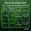 Post Shields Brown 4" x 4" x 4" (Pack of 10) view 4