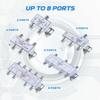 Cables Direct Online 2 Way Bi-Directional 5-2300 MHz Indoor and Outdoor Waterproof Coaxial Antenna Splitter for RG6 RG59 Coax Cable Satellite HDTV (2 Ports) view 2