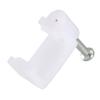 uxcell Flat Cable Clip Nail Coaxial Tacks Wire Clips 12mm White 200pcs view 3