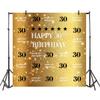 AOFOTO 7x7ft Happy 30th Birthday Background 30 Years Old Party Decoration Photography Backdrop Abstract Shiny Stars Glitter Spots Banner Youth Adult Man Woman Bday Photo Studio Props Vinyl Wallpaper view 3