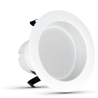 Feit Electric 4 inch LED Recessed Downlight - Baffle Trim - Standard E26 Adapter - 2700K Soft White - Dimmable- 50W Equivalent - 45 Year Life - 650 Lumen, 6-Pack, LEDR4B/927CA/MP/6