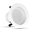 Feit Electric 4 inch LED Recessed Downlight - Baffle Trim - Standard E26 Adapter - 2700K Soft White - Dimmable- 50W Equivalent - 45 Year Life - 650 Lumen, 6-Pack, LEDR4B/927CA/MP/6 view 1