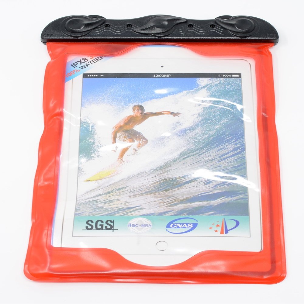 Adoretex Waterproof Tablet Case, 9"(WP-03) - Red