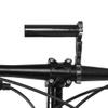 Handlebar Extender, Double Mount Aluminum Alloy Bracket for Bicycle Speedometer Headlight Phone (Black) view 3
